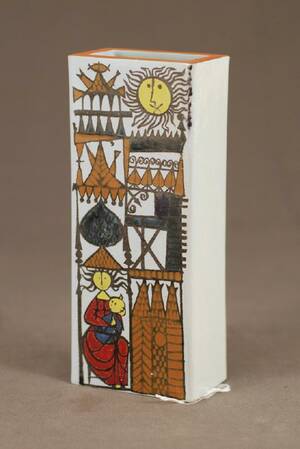 STIG LINDBERG KARNEVAL VAS HÖ CA 17 CM