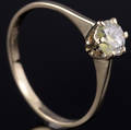 Solitaire ring ca. 0.50 ct.