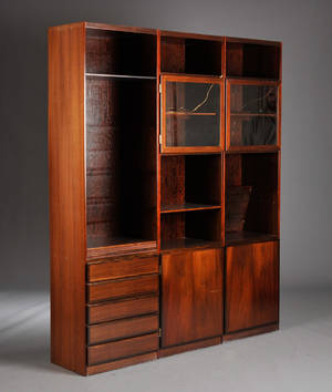 Reolsystem med tre moduler 3