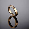 Alliancering med brillanter - ca. 0.20 ct. WVVS