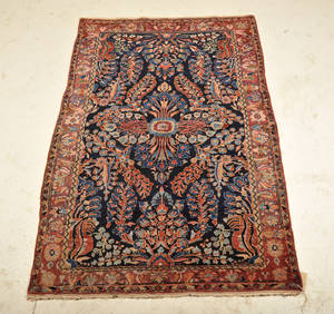 Persisk Liliyan tæppe, 194x139 cm.