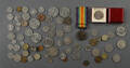 Samling udenlandske mønter og medaljer