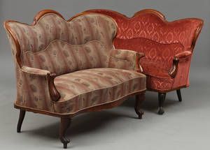 Salonsofaer, Nyrokko, mahogni 2