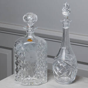 KARAFFER, 2 st, kristall