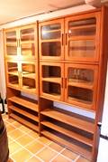 Reolsystem i teak.
