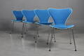 Arne Jacobsen. Fire stole syveren, model 3107 4 