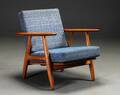 Hans J. Wegner. Lænestol, model GE-240, Cigaren