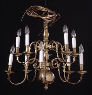 Ljuskrona, barockstil, 1900-tal