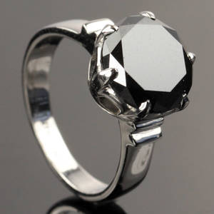 Solitaire ring ca. 4.84 ct.