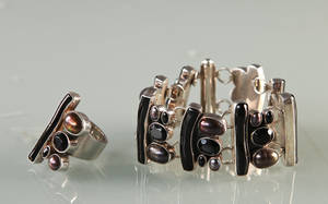 Rabinovich smykkesæt ring og armbånd  3