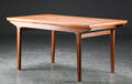Spisebord af teak, hollandsk udtræk, 1950erne