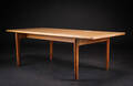 Hans J. Wegner. Rektangulært sofabord af egetræ