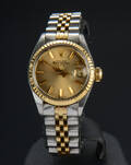 Rolex Oyster Perpetual Date, damearmbåndsur Denne vare er sat til omsalg under nyt varenummer 4296291