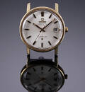 Omega Constellation. Vintage herreur i stål med guldkappe, ca. 1968  