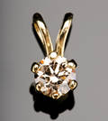 Brillantvedhæng - ca. 0.50 ct.