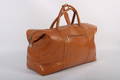 Mads Bruun Collection. Stor skuldertaske, model Trip, cognacfarvet læder