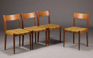 Dansk møbelproducent. Spisestole, teaktræ 1960erne 4
