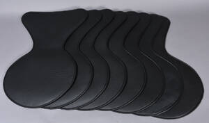 8 læderovertræk til Arne Jacobsen 7er stole, sort læder 8 