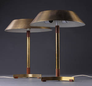 Jo Hammerborg. Par President bordlamper. 2