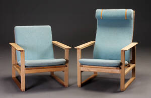 Børge Mogensen. To lænestole model 2256 og 2254 2 