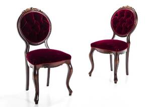 STOLAR, 1 par, rokoko stil, 1900 - tal