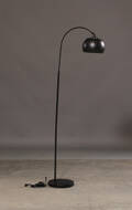 Seeddesign, Rohs Gulvlampe, Kugleformet skærm, sort