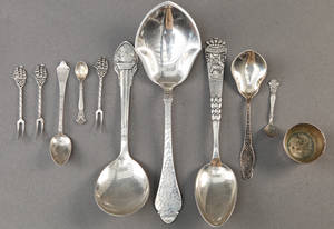 Samling blandet sølvbestik 11