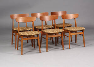 Dansk møbelproducent. Spisestole 6