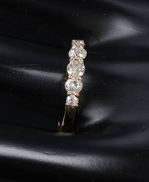 Vintage diamantring i 18 kt. guld