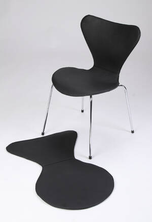 Læderovertræk til Arne Jacobsens 7´erstole, sæt på 2 stk. 2 