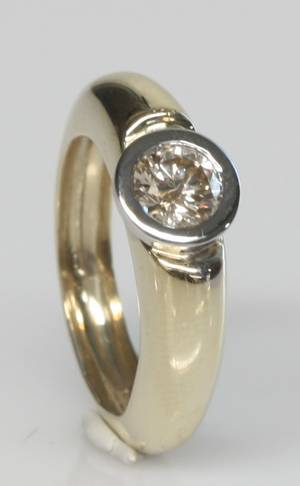 Brillantring ca. 0.72 ct