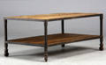 Sofabord industrielt design, genbrugsmaterialer
