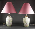Par kinesiske bordlamper, 1900-tallet 2