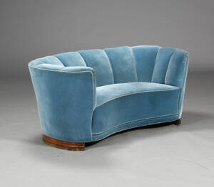 Dansk møbelproducent. Banansofa, 19401950erne