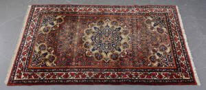 Persisk tæppe, medaljon design, 215 x 137 cm