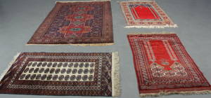 Fire orientalske tæpper 4