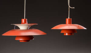 Poul Henningsen, to pendler, PH5 og PH4 2