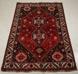 Persisk Shiraz tæppe, 240x173 cm.