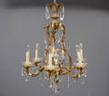 Ljuskrona med prismor, Louis XV-stil, 1900-talets mitt