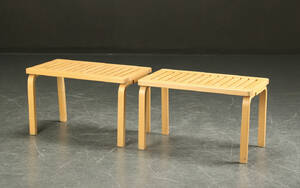 Alvar Aalto. Par bænke af birk 2