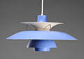 Poul Henningsen. PH-5 pendel, blålakeret