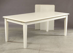 Spisebord, hvidmalet