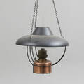 HÄNGFOTOGENLAMPA, glasmetal,, 1900-tal.