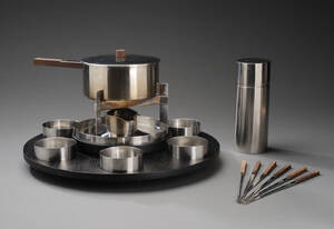 Stelton fonduesæt samt shaker. 14