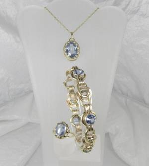 Schmuckset mit Spinell  3 