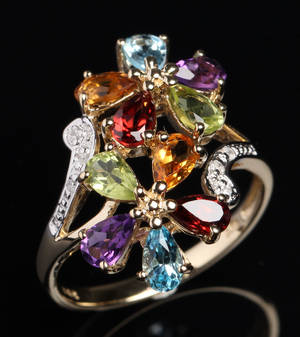 Multicolour ring