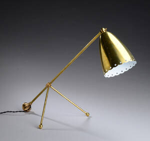 Dansk lampeproducent, bordlampe, 1950erne  Denne vare er sat til omsalg under nyt varenummer 4489275