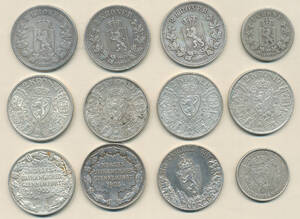 Norge samling 2 kroner m.v. 