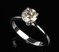 Solitairering. Ca. 1.14 ct