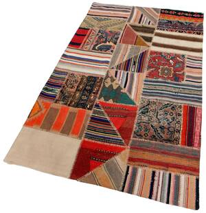 Patchwork tæppe 190 x 127 cm. Denne vare er sat til omsalg under nyt varenummer 4268015
